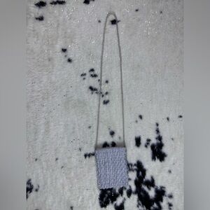 Inge Christopher Women’s Silver Metallic Mini Crossbody Shoulder Purse